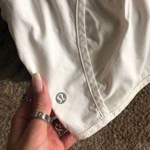 lululemon white shorts
